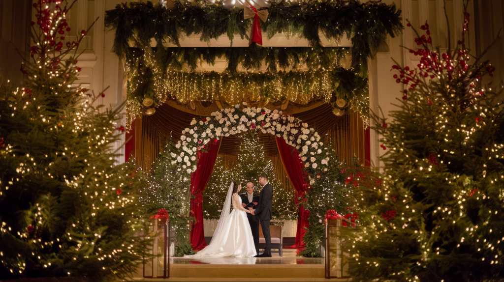 christmas wedding elegant
