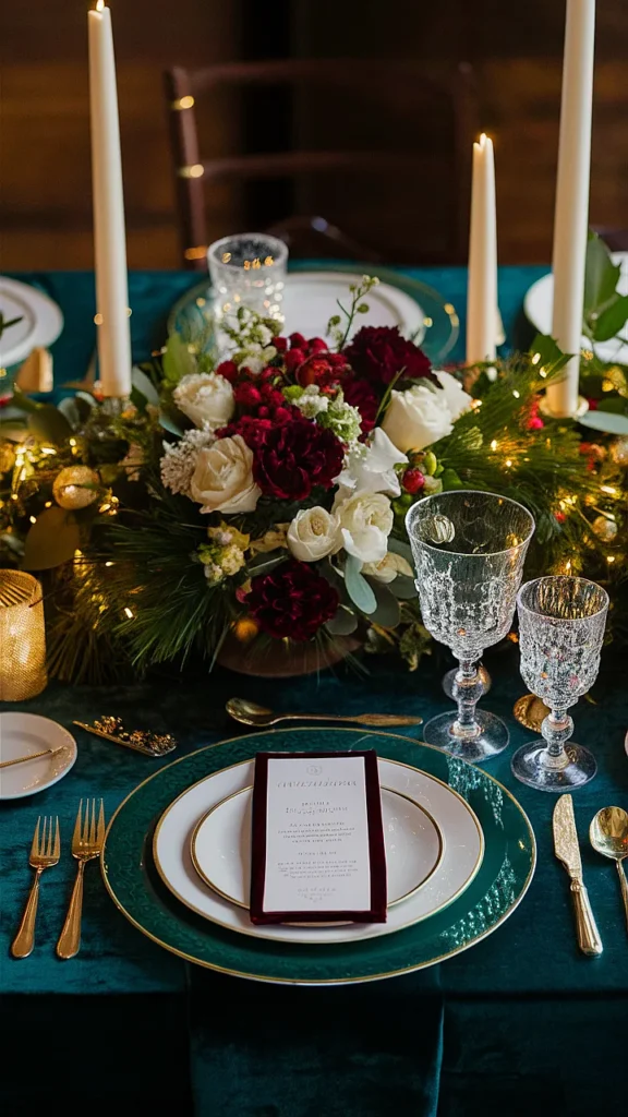 christmas wedding elegant