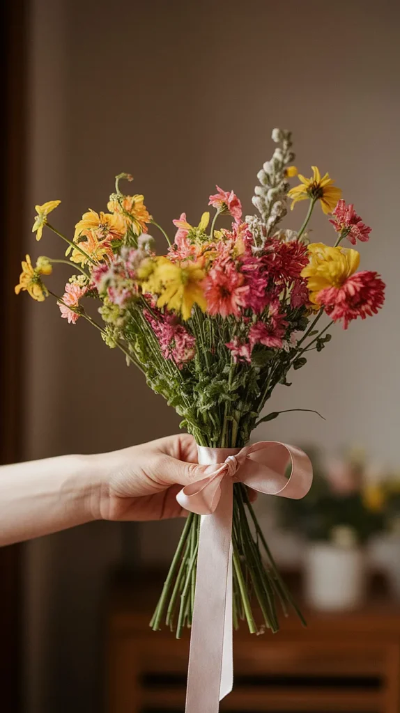 wedding flowers hand