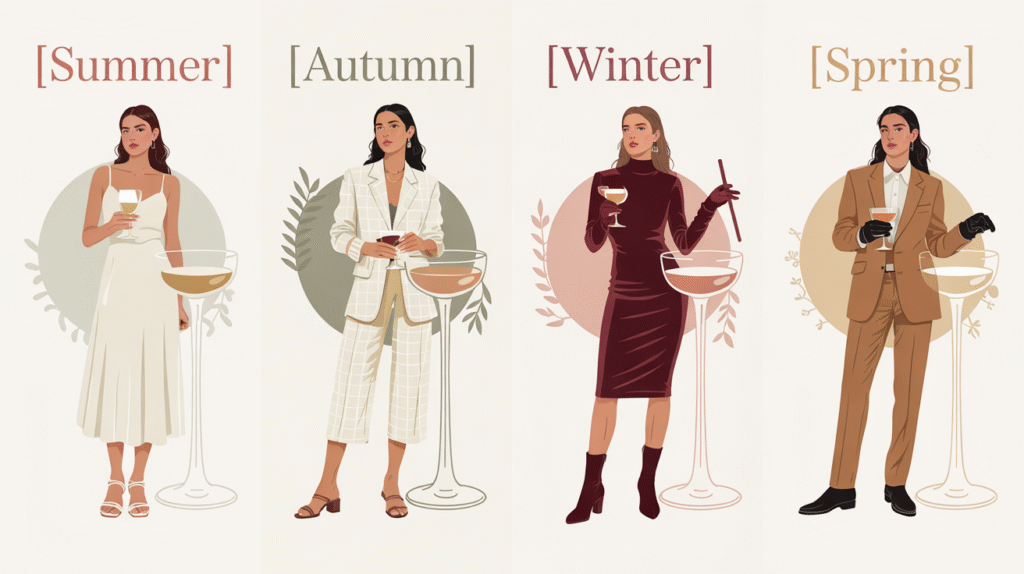 seasonal cocktail outfit ideas