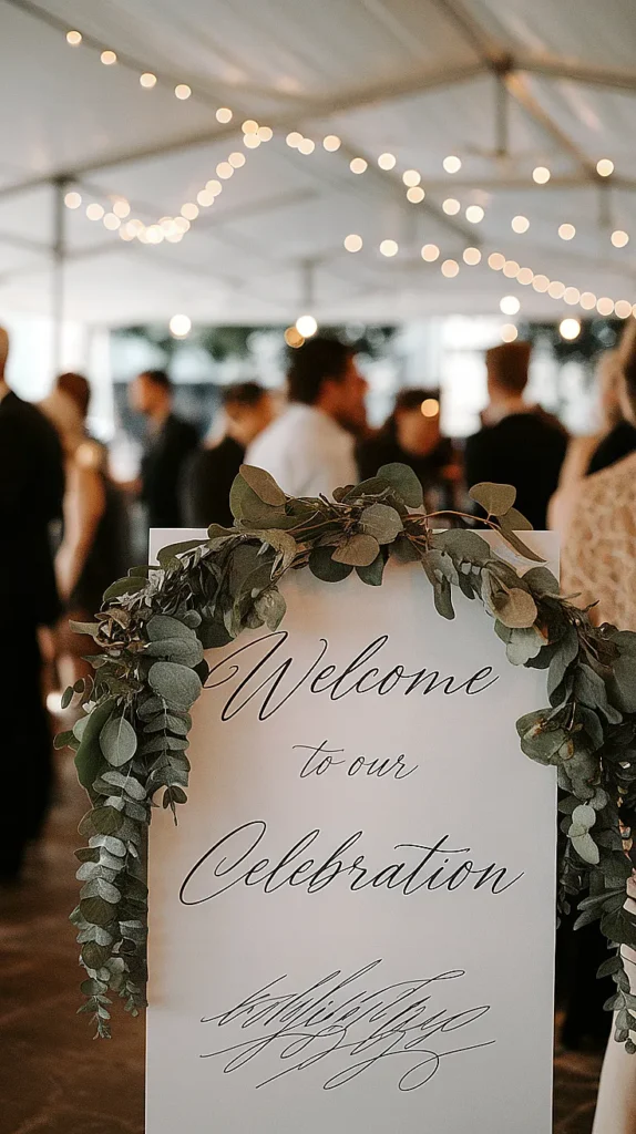 Chalkboard Wedding Signs