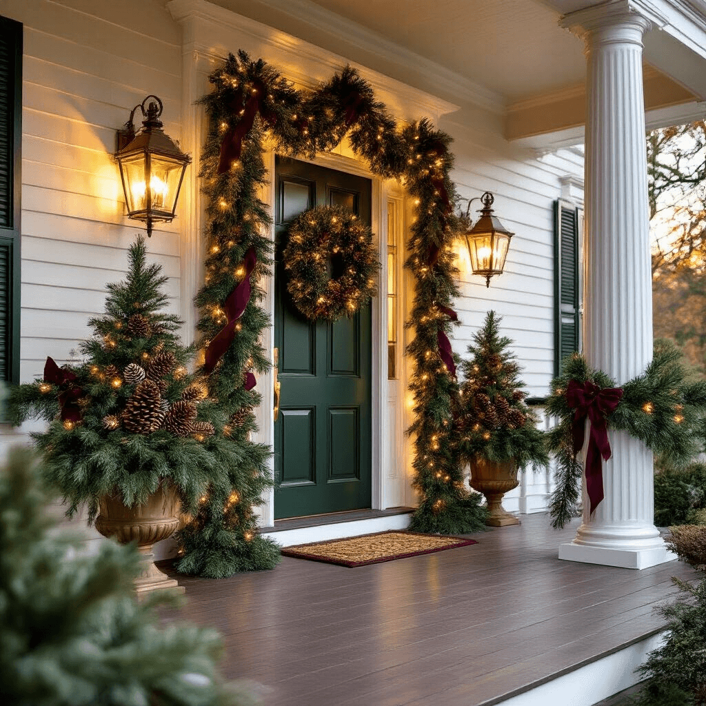 Transform Your Home's Exterior with Stunning Outdoor Christmas Garlands