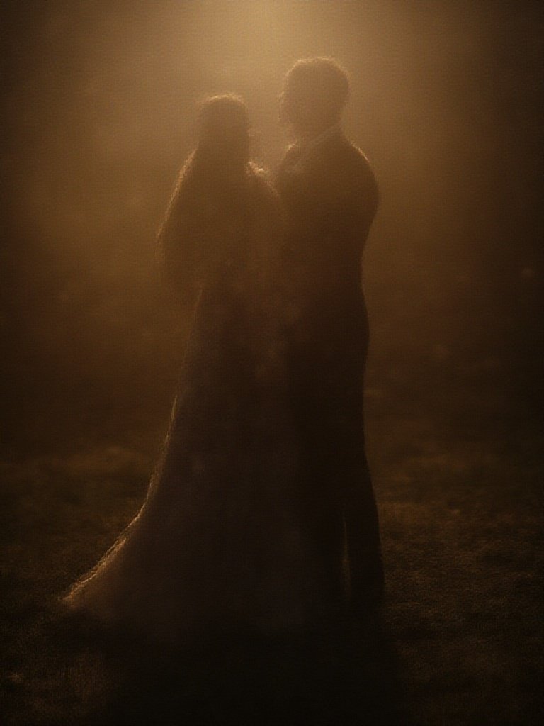 Dark Romantic Wedding: 27 Moody Ideas for Couples Who Hate Basic Weddings Bride and groom silhouette with dramatic golden hour lighting