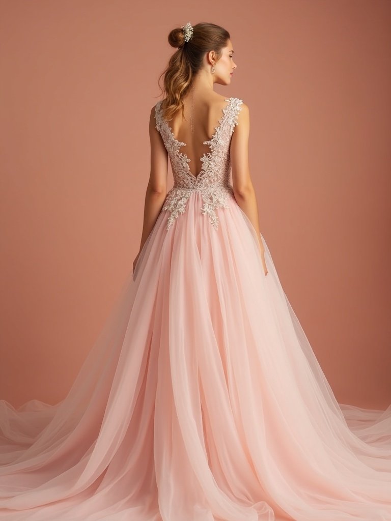 25 Western Wedding Dresses for a Rustic Romantic Celebration 16. Dusty Rose Undertones