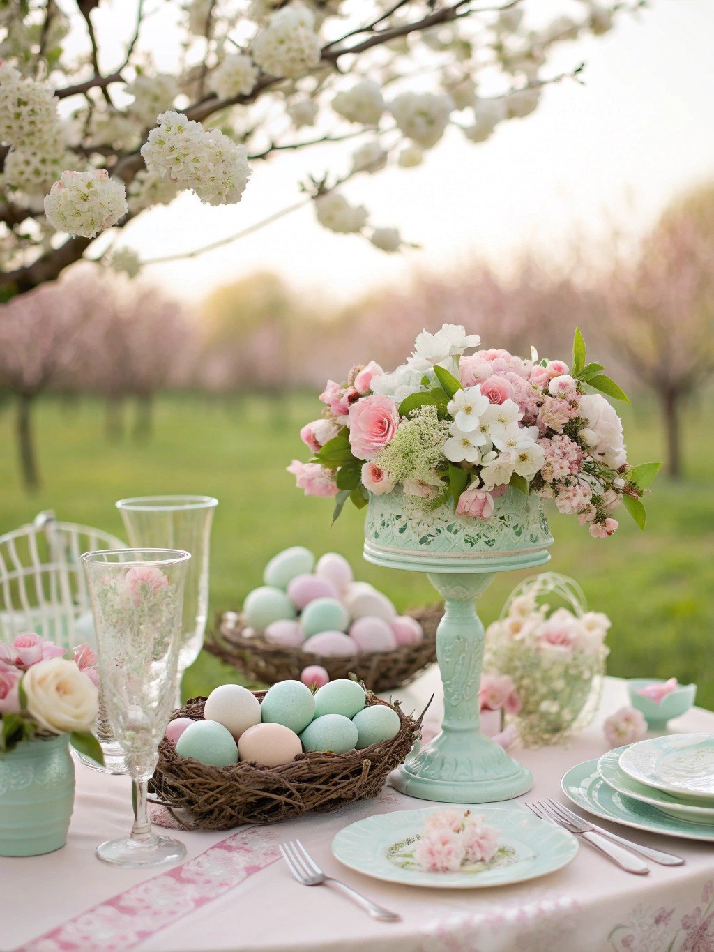 Easter Wedding Theme: 25 Ideas for a Spring Celebration Outdoor Easter spring wedding ceremony