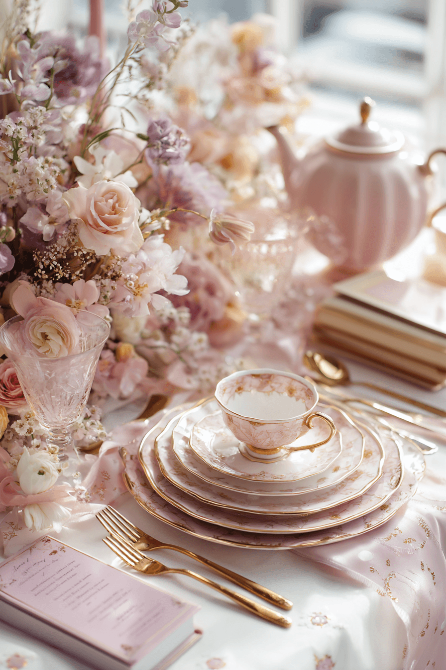 27 Elegant Pink Princess Tea Party Ideas for Little Royals