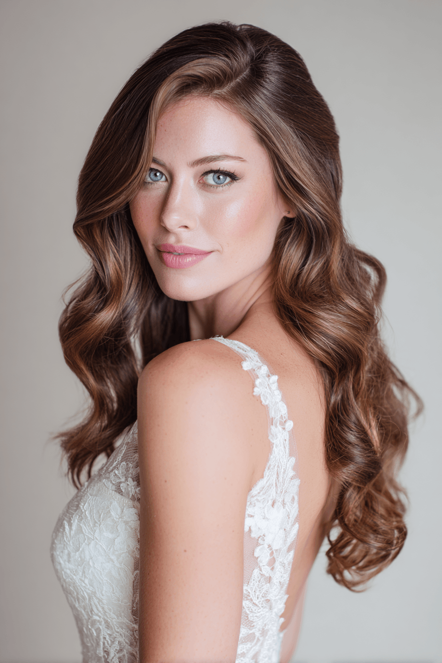 27 Half Up Half Down Wedding Hair Ideas That Are Simply Stunning