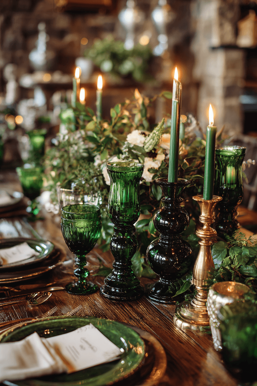 27 Emerald Green Wedding Inspirations for a Sophisticated Vibe