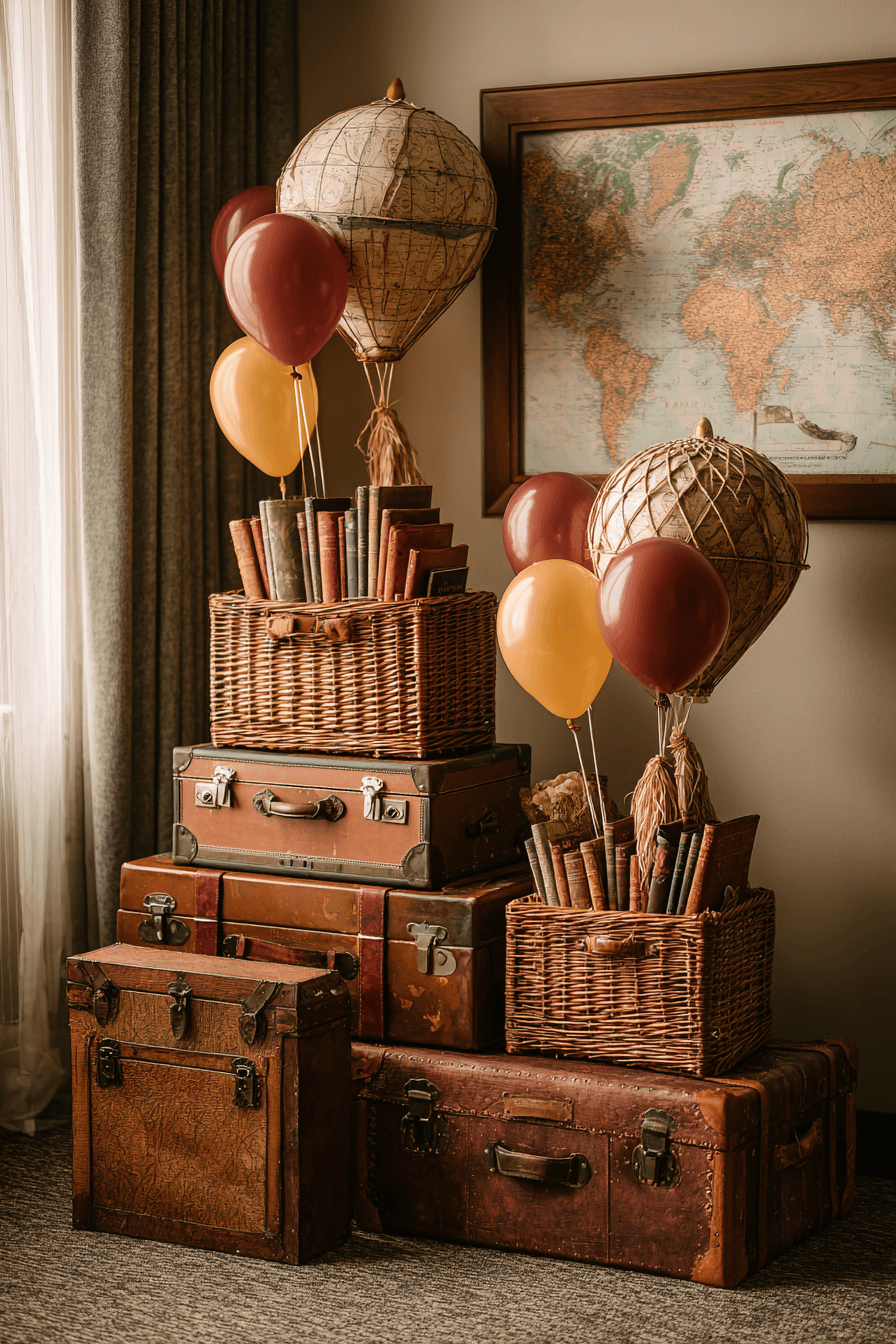 27 Up Up and Away Hot Air Balloon First Birthday Party Ideas