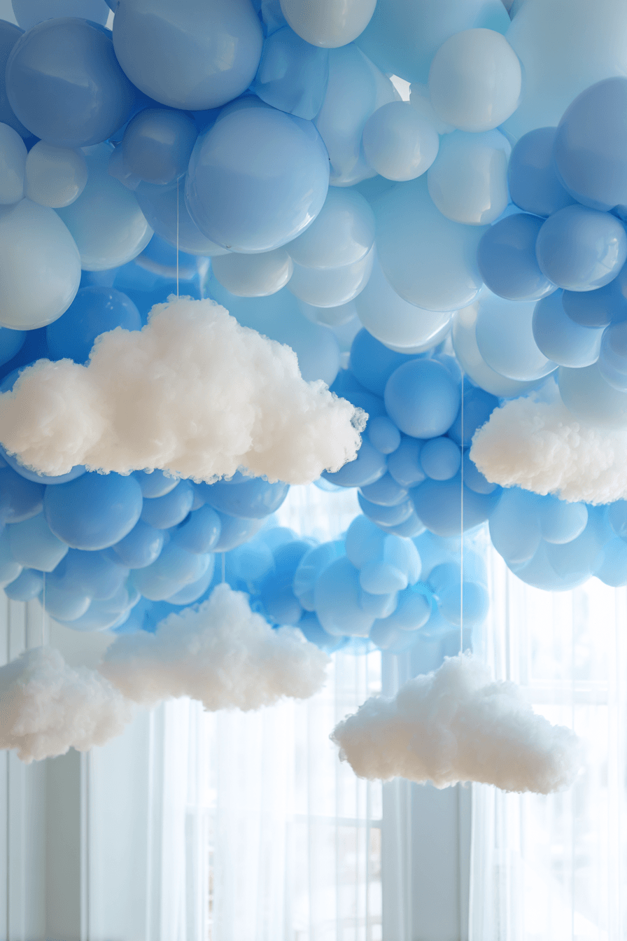 27 Up Up and Away Hot Air Balloon First Birthday Party Ideas
