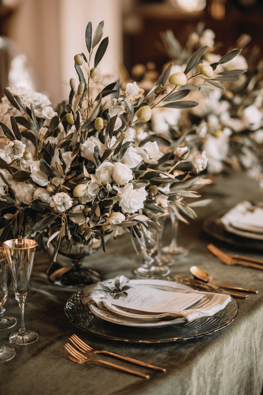 27 Beautiful Olive Green Wedding Designs to Inspire You