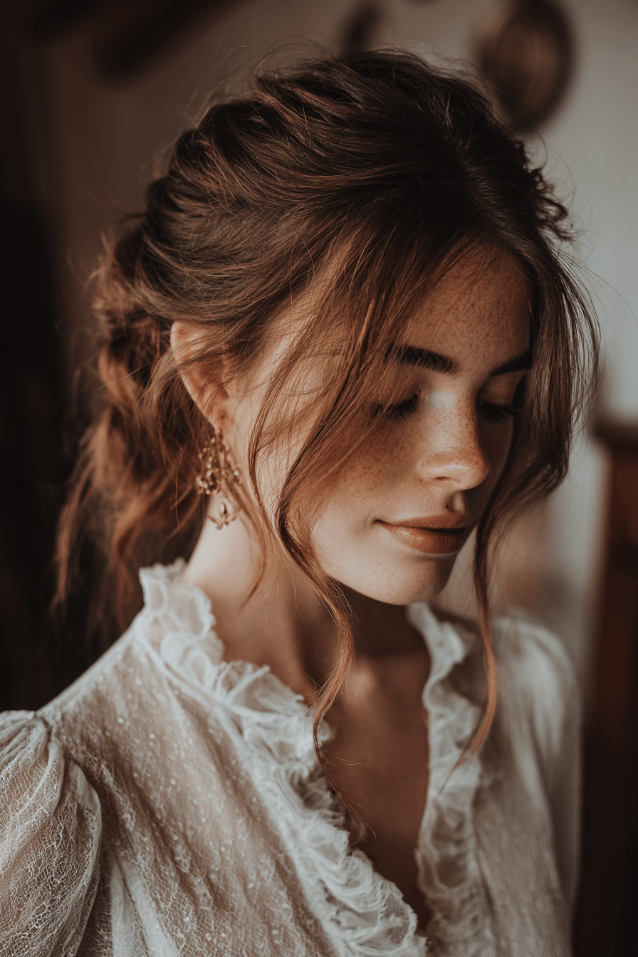 27 Half Up Half Down Wedding Hair Ideas That Are Simply Stunning