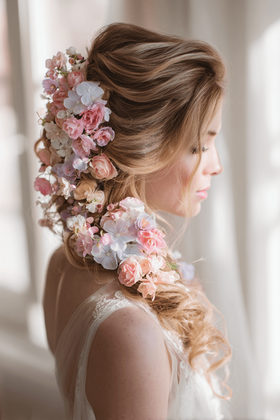 27 Half Up Half Down Wedding Hair Ideas That Are Simply Stunning