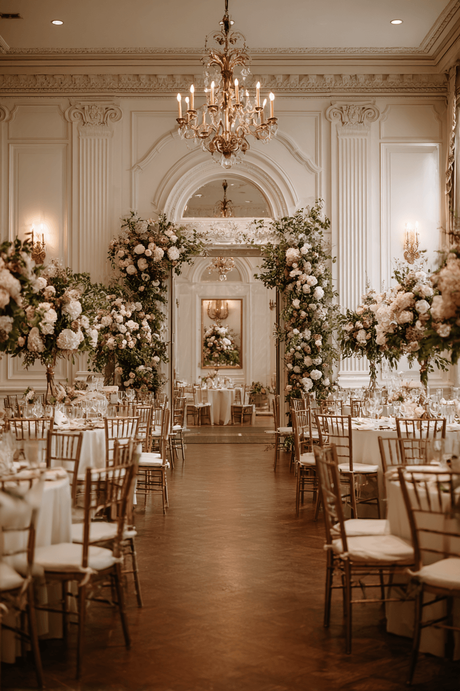 27 Modern Wedding Backdrop Designs for Stylish Couples