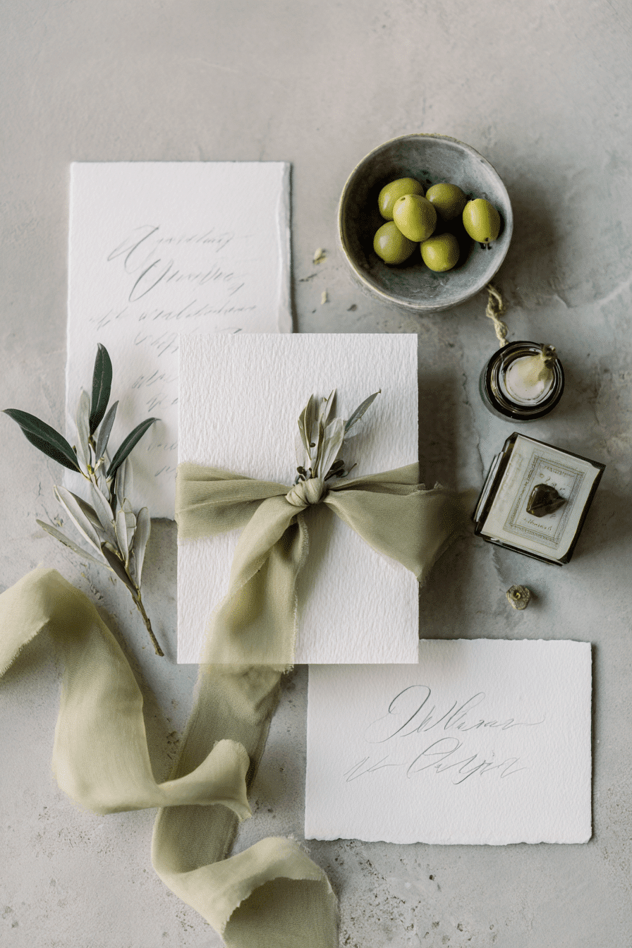 27 Beautiful Olive Green Wedding Designs to Inspire You