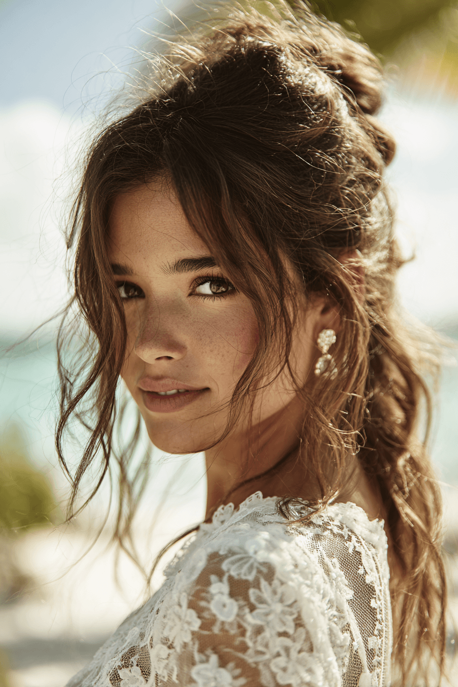 27 Half Up Half Down Wedding Hair Ideas That Are Simply Stunning
