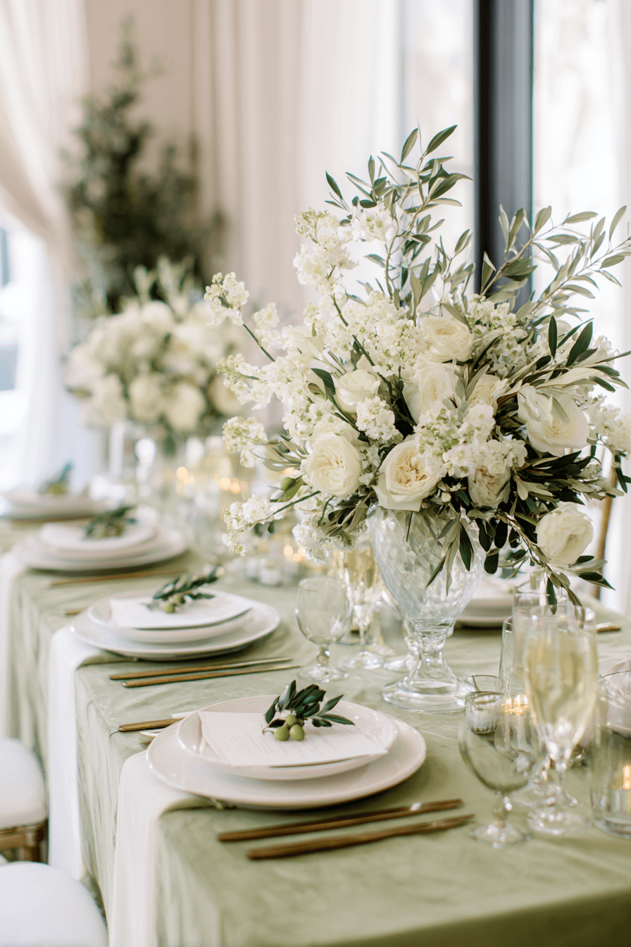 27 Beautiful Olive Green Wedding Designs to Inspire You