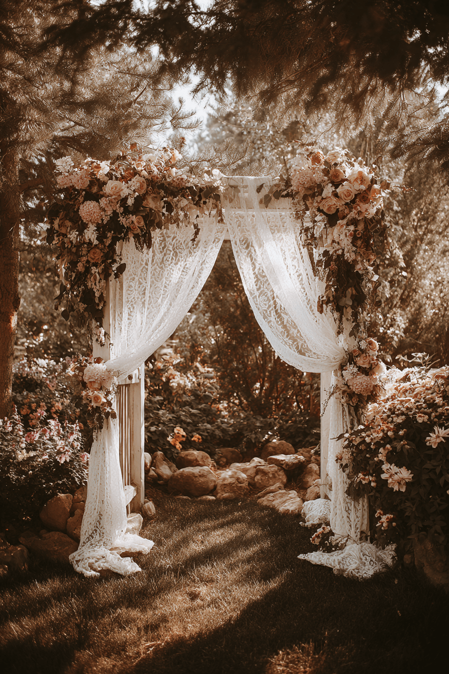 27 Beautiful Wedding arch ideas