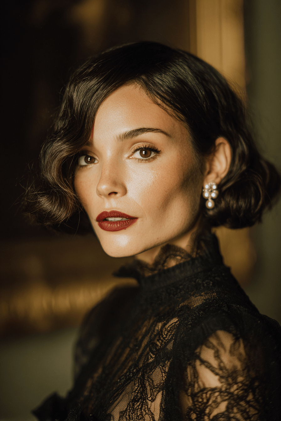 27 Glam Wedding Guest Hairstyles for Short Hair for Every Wedding Style