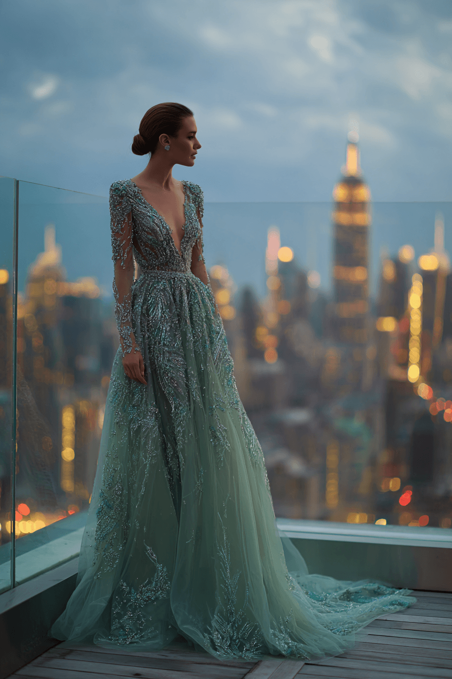 27 Luxury Green Wedding Dresses That Look Absolutely Magical