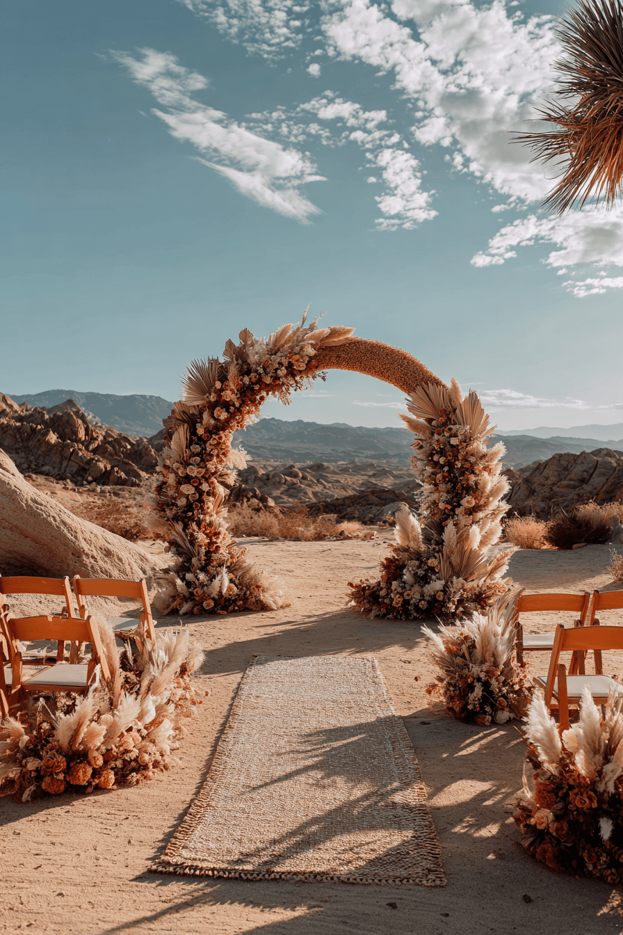 27 Elegant Circle Wedding Arch Designs Couples Love
