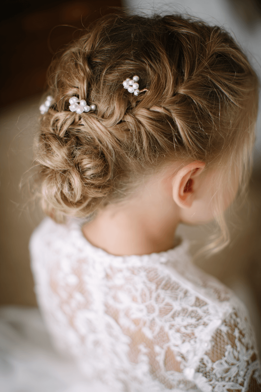27 Pretty Flower Girl Hair Inspirations for a Fairytale Wedding