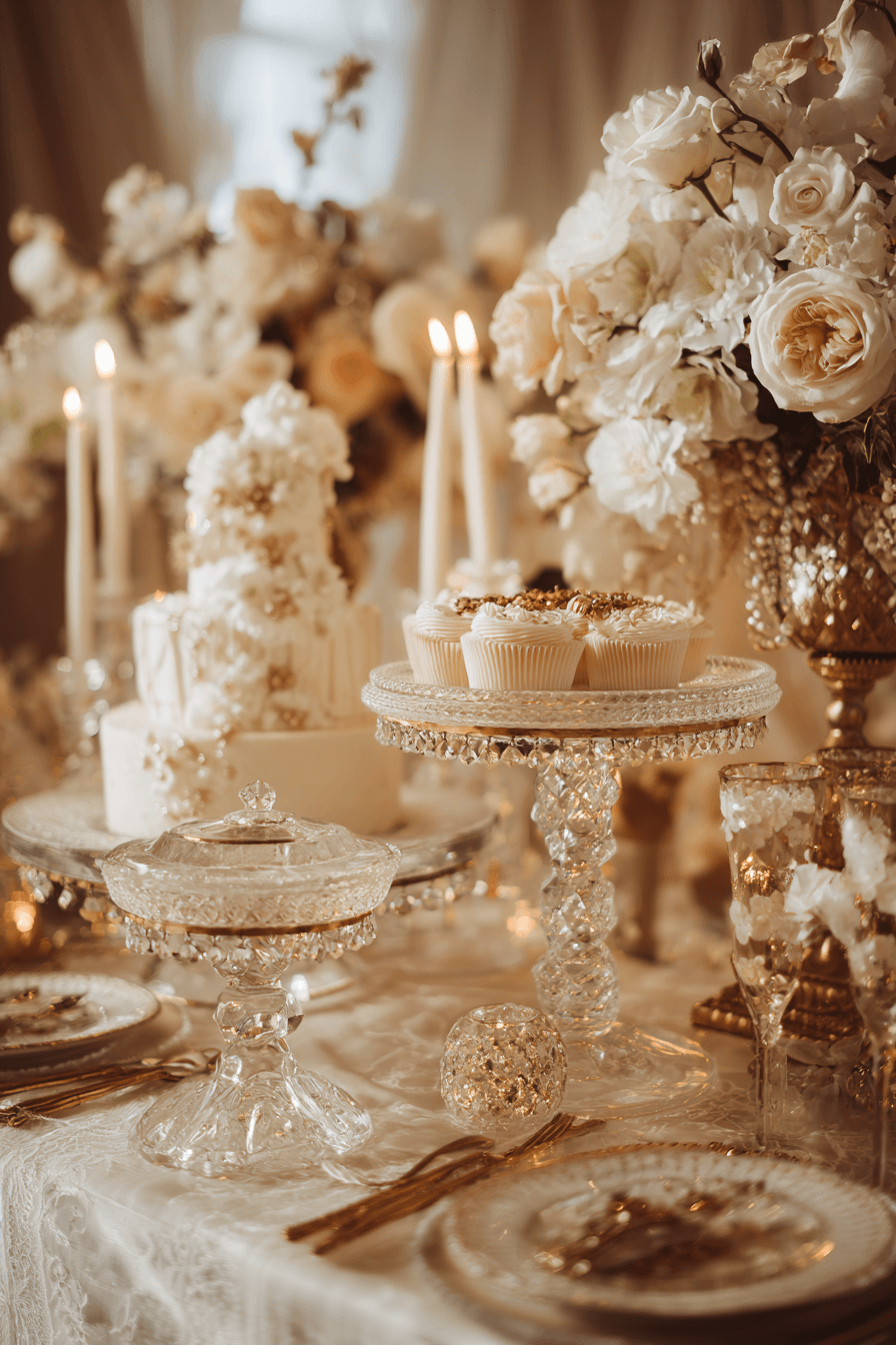 27 Elegant Wedding Cake Table Decorations for Every Wedding Style