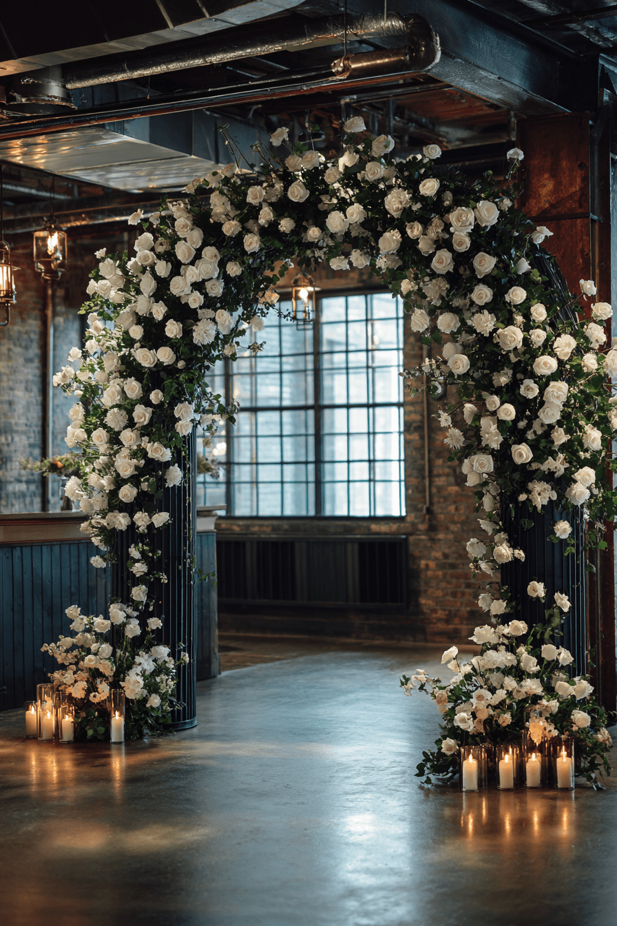 27 Elegant Circle Wedding Arch Designs Couples Love
