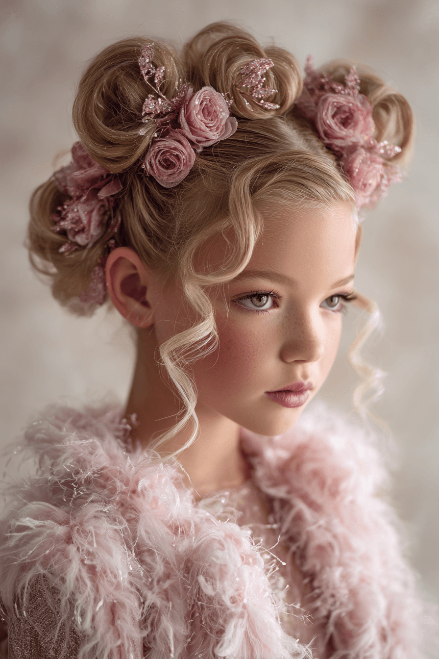 27 Pretty Flower Girl Hair Inspirations for a Fairytale Wedding
