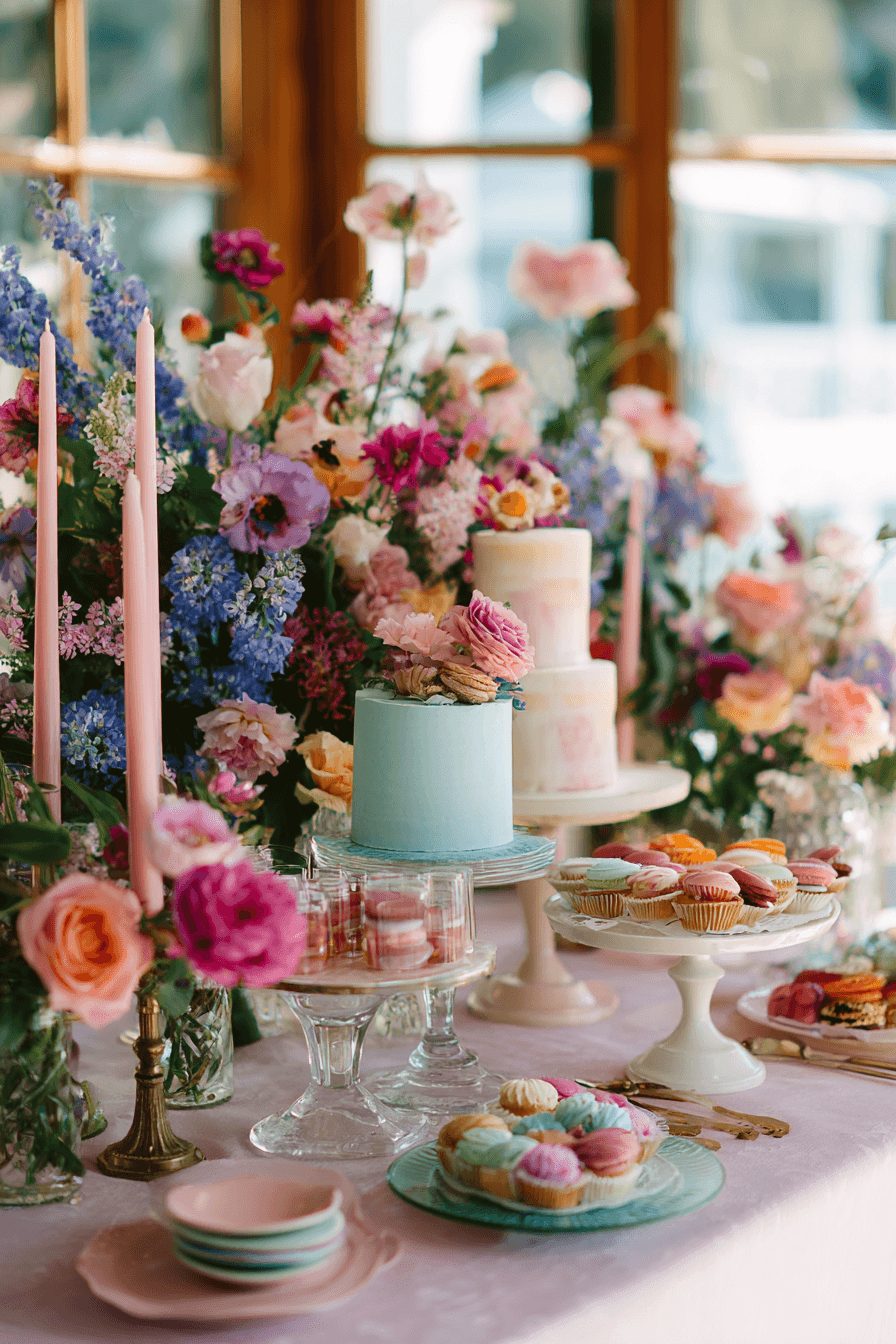 27 Elegant Wedding Cake Table Decorations for Every Wedding Style
