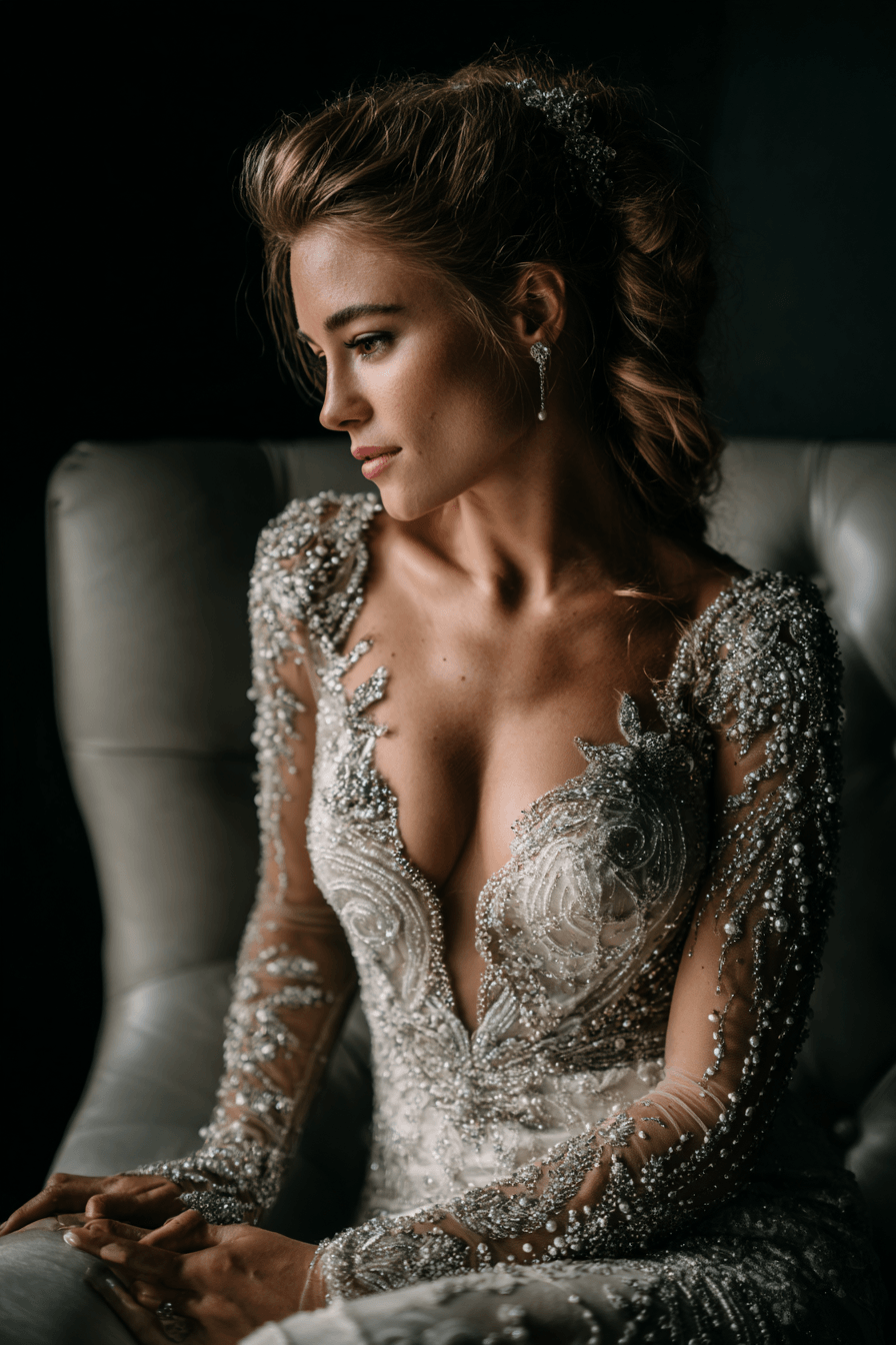 27 Gorgeous Mermaid Wedding Dresses With Sleeves for Modern Brides