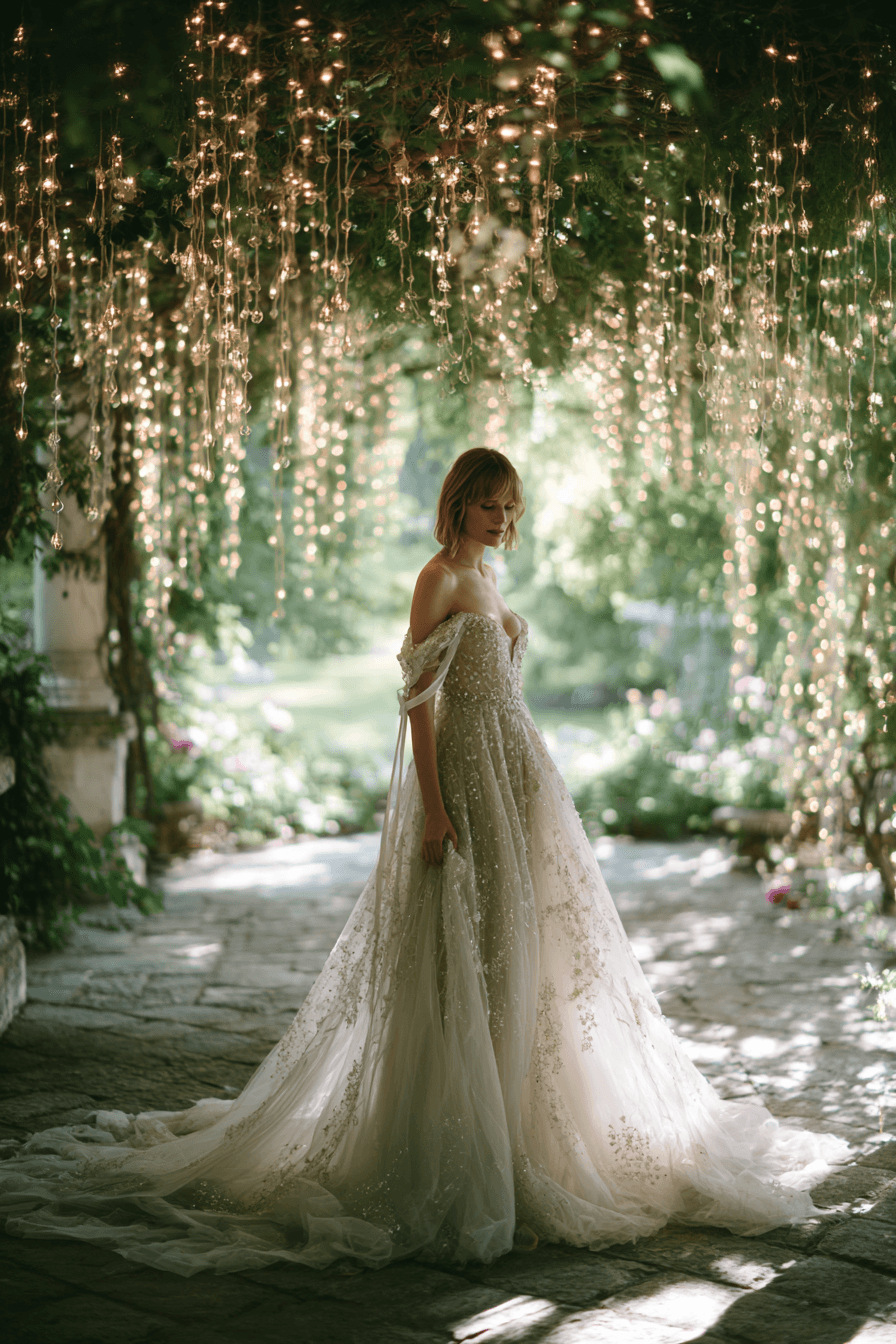 27 Luxury Green Wedding Dresses That Look Absolutely Magical
