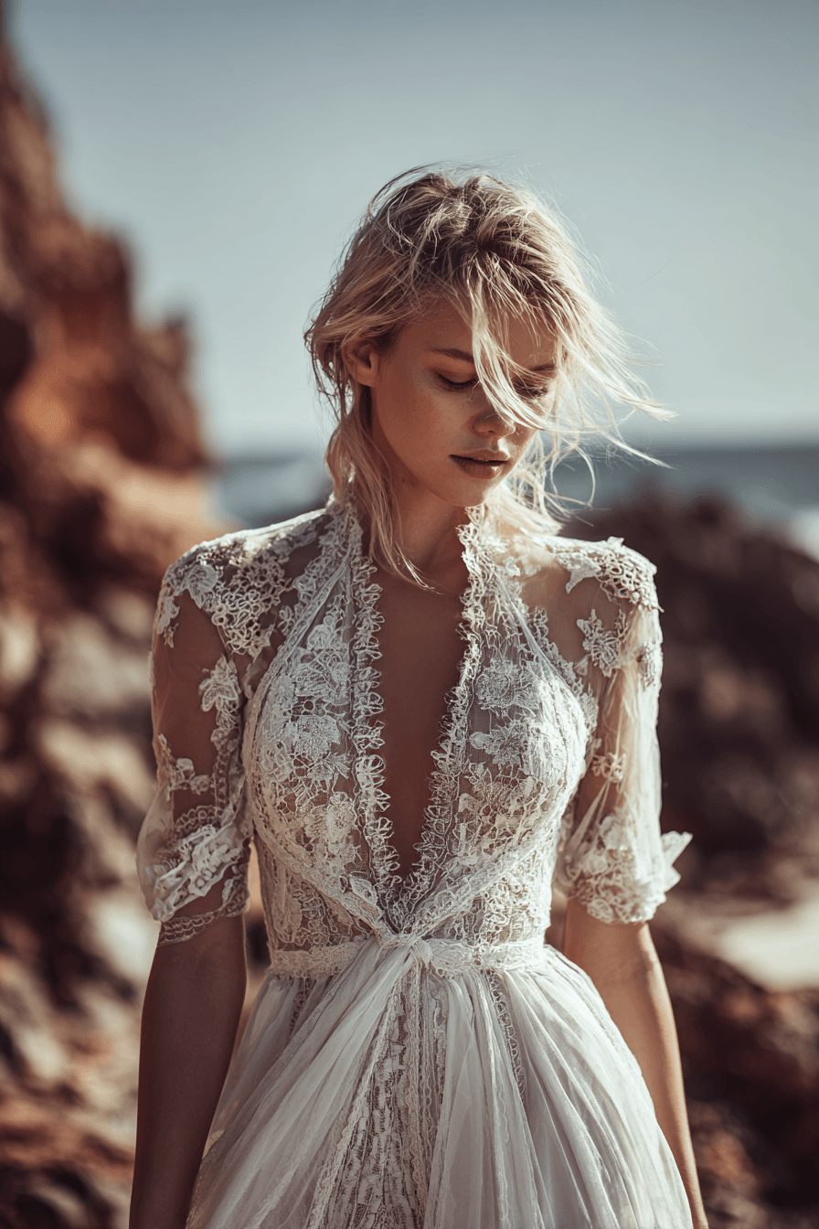 27 Best Beach Wedding Dresses for Brides Who Love the Ocean