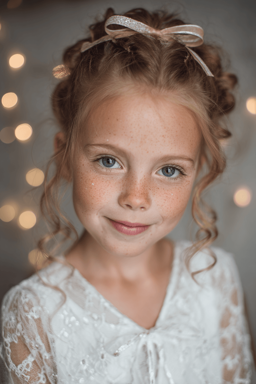 27 Pretty Flower Girl Hair Inspirations for a Fairytale Wedding