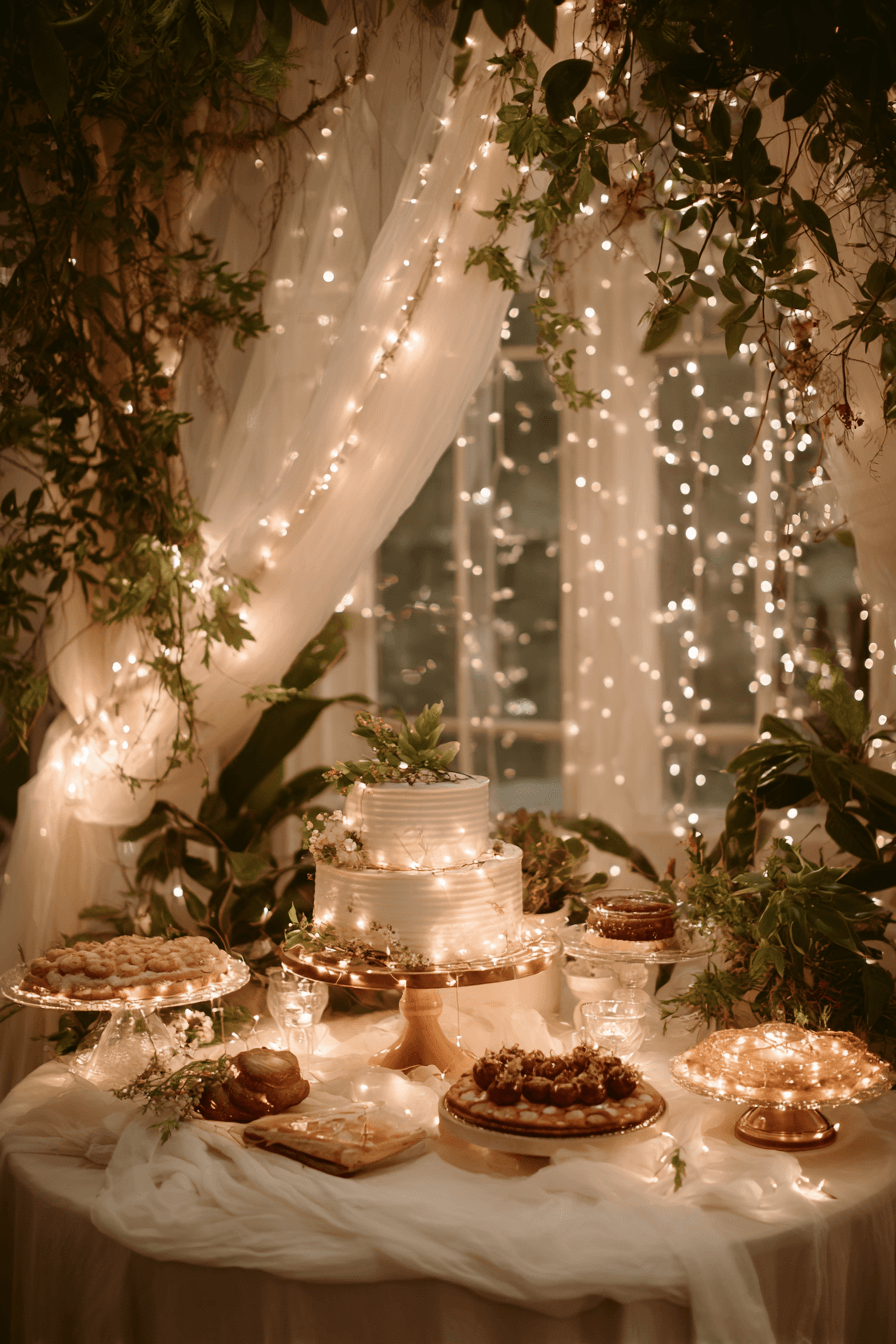 27 Elegant Wedding Cake Table Decorations for Every Wedding Style
