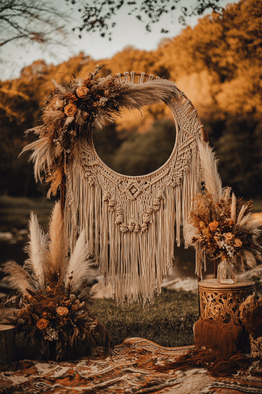 27 Elegant Circle Wedding Arch Designs Couples Love