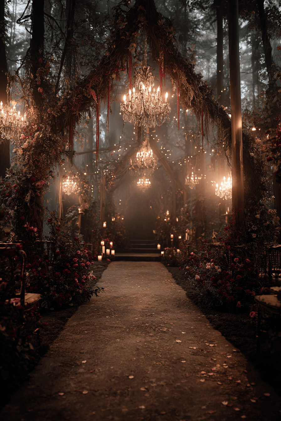 27 Breathtaking Dark Romantic Weddings You’ll Fall in Love With