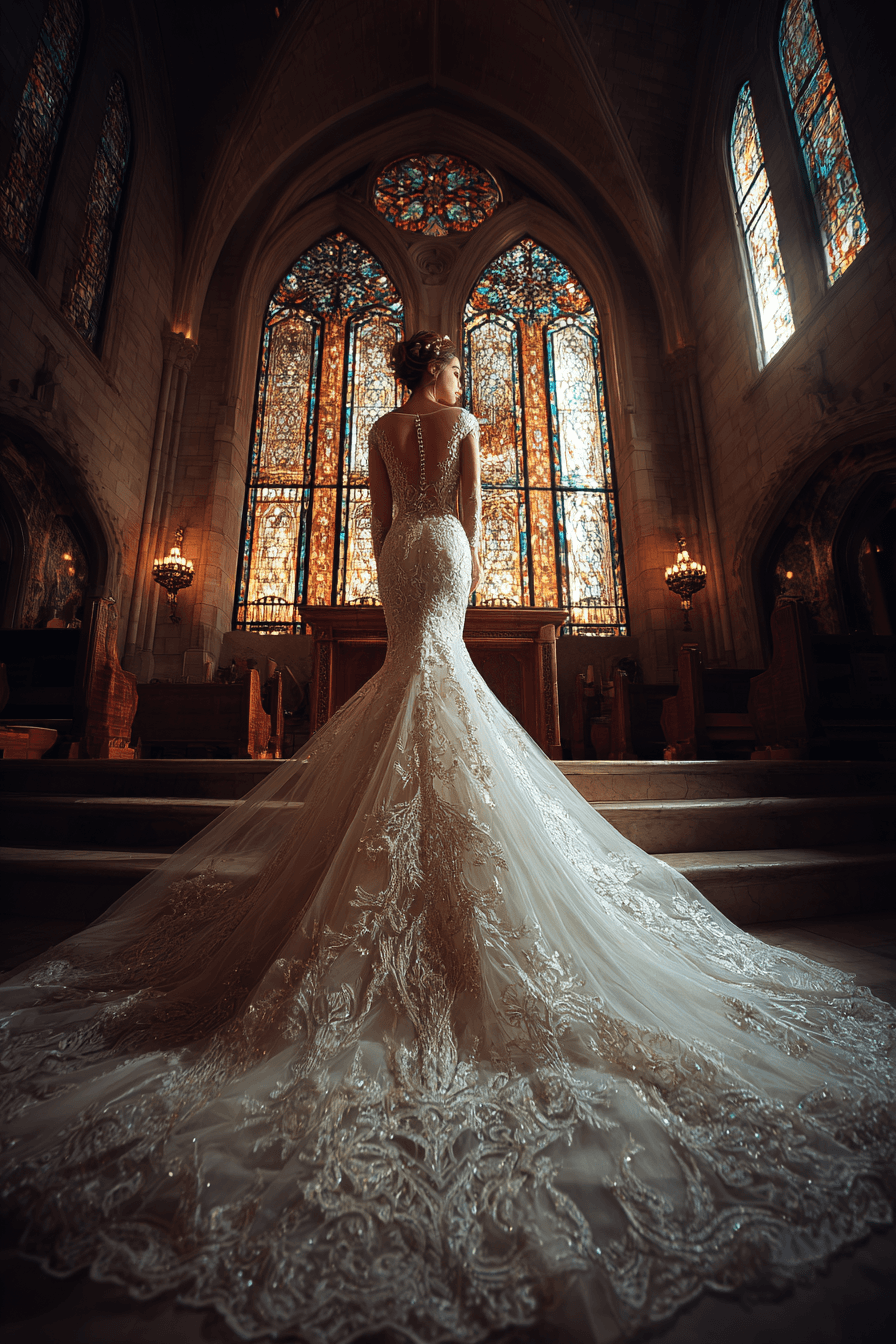 27 Gorgeous Mermaid Wedding Dresses With Sleeves for Modern Brides