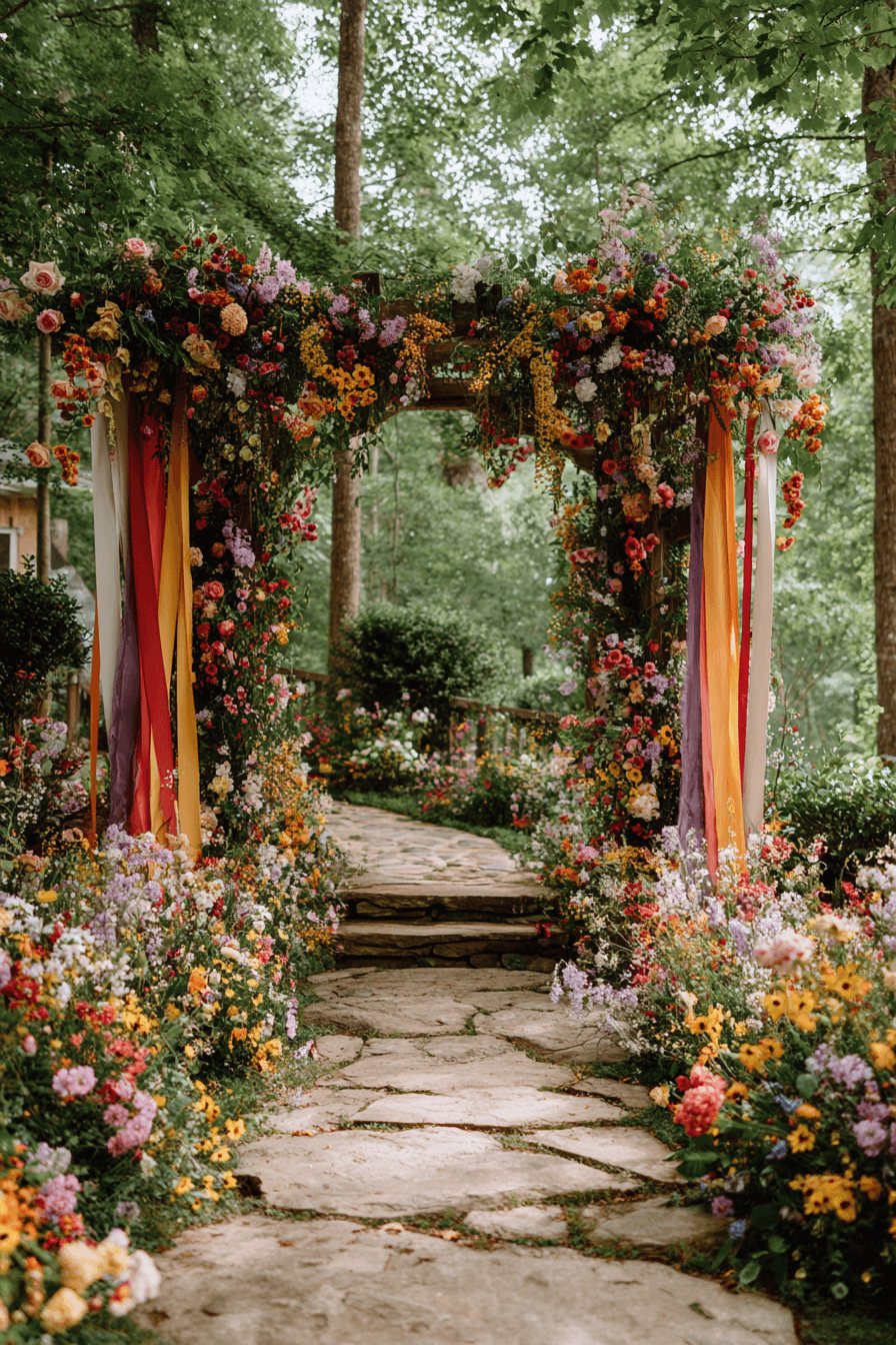 27 Elegant Circle Wedding Arch Designs Couples Love