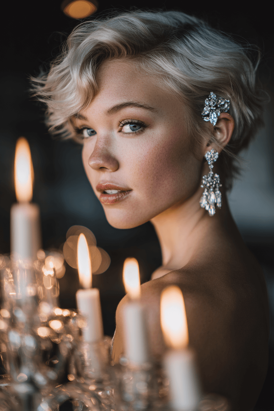 27 Glam Wedding Guest Hairstyles for Short Hair for Every Wedding Style