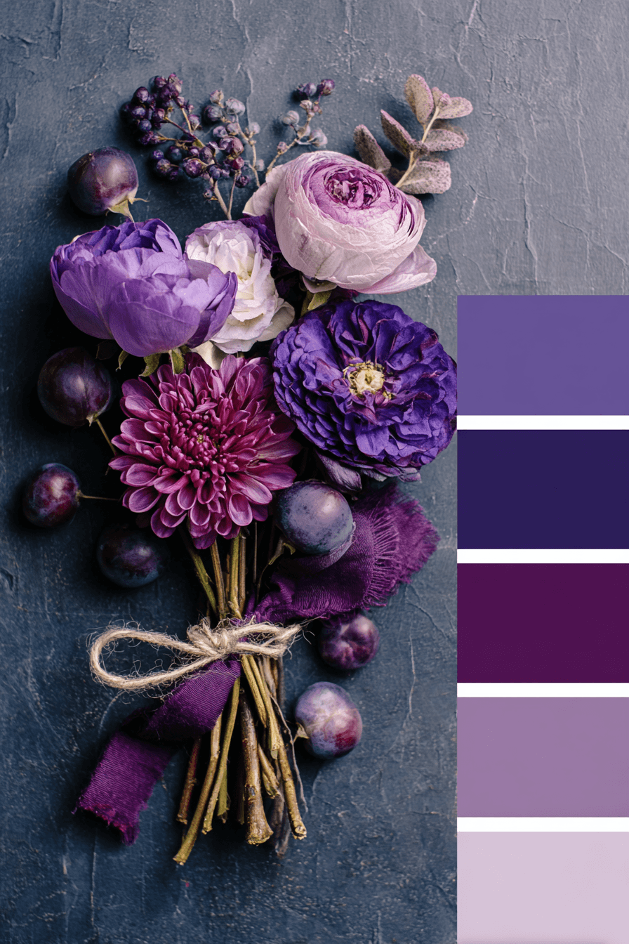 27 Purple Wedding Color Combinations That Look Absolutely Gorgeous