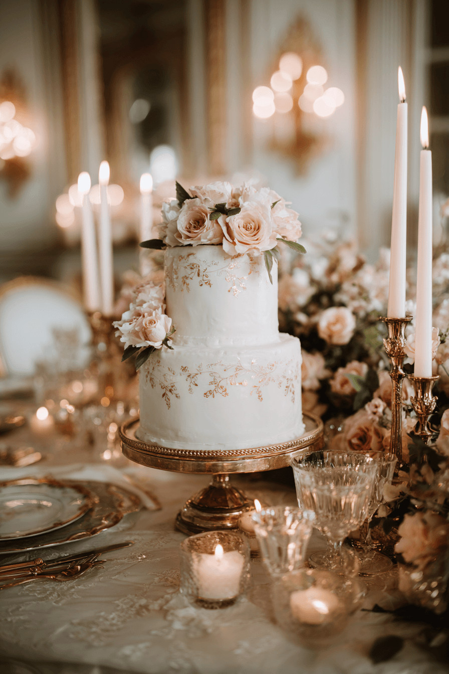 27 Elegant Wedding Cake Table Decorations for Every Wedding Style