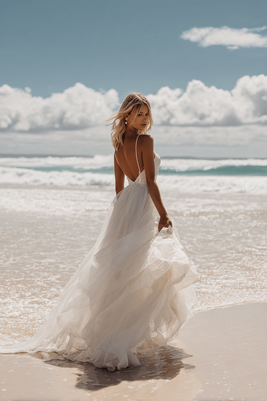 27 Best Beach Wedding Dresses for Brides Who Love the Ocean