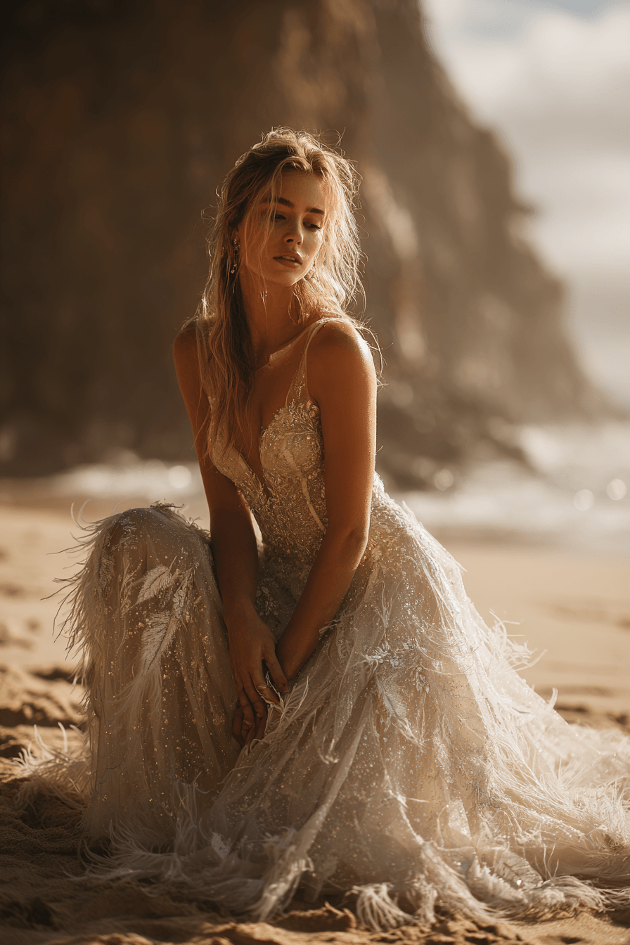 27 Best Beach Wedding Dresses for Brides Who Love the Ocean