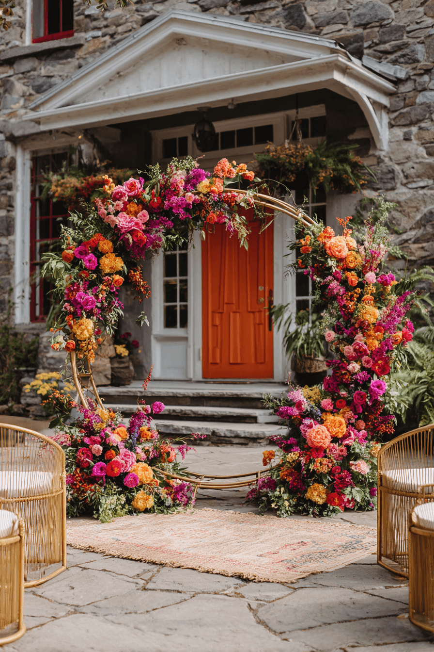27 Elegant Circle Wedding Arch Designs Couples Love