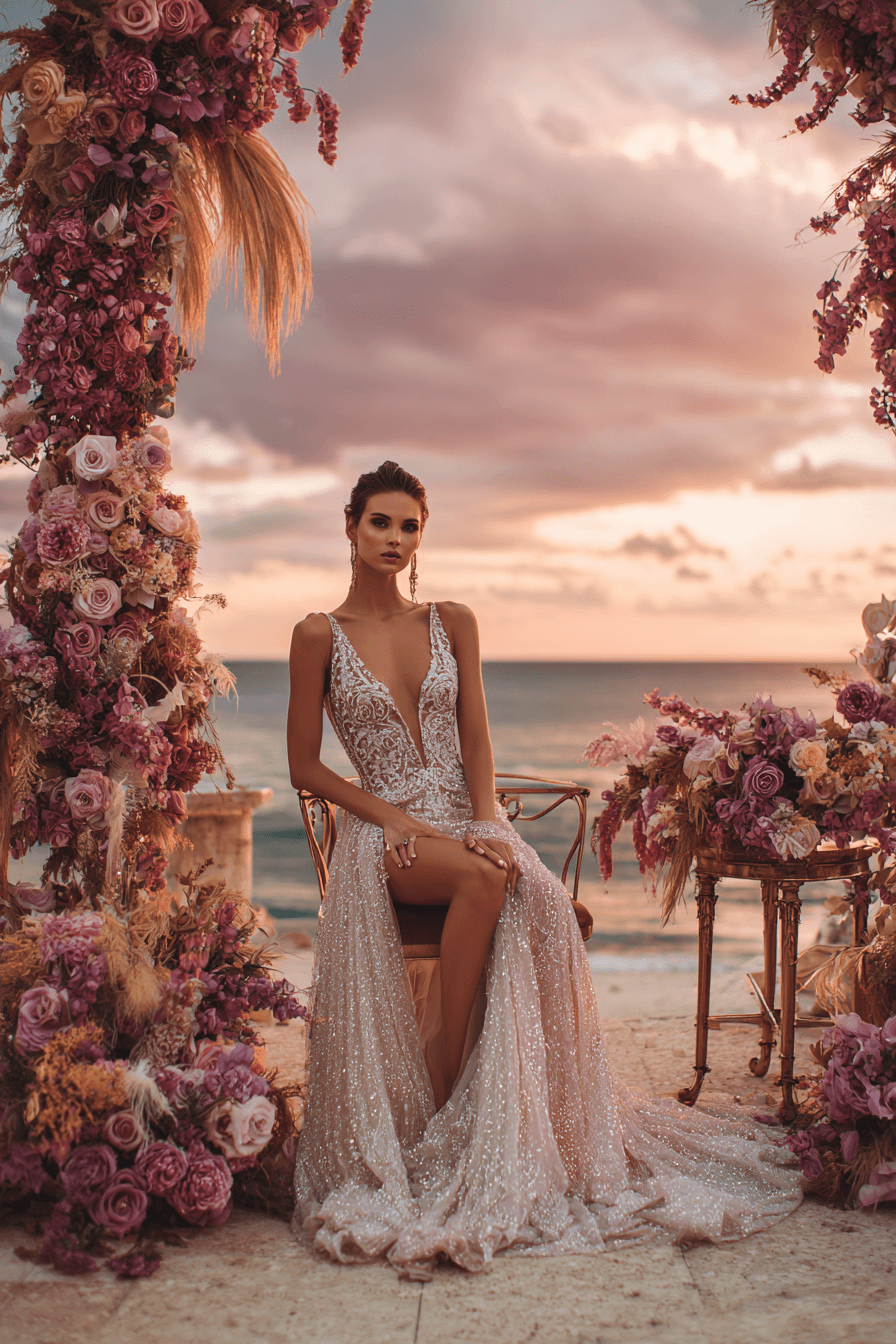 27 Best Beach Wedding Dresses for Brides Who Love the Ocean