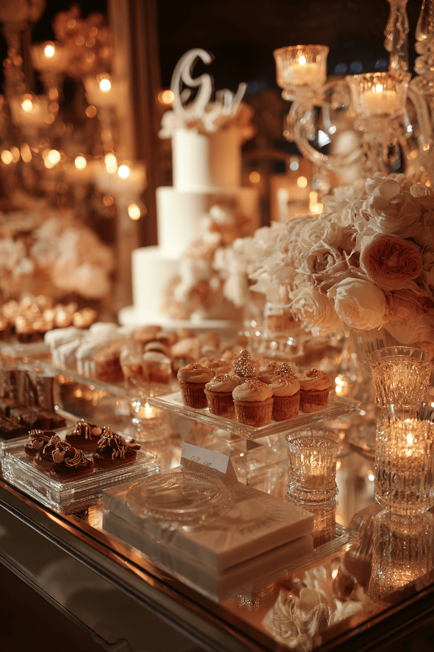 27 Elegant Wedding Cake Table Decorations for Every Wedding Style