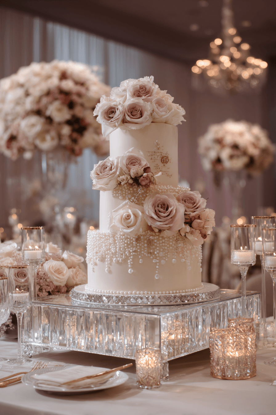 27 Elegant Wedding Cake Table Decorations for Every Wedding Style