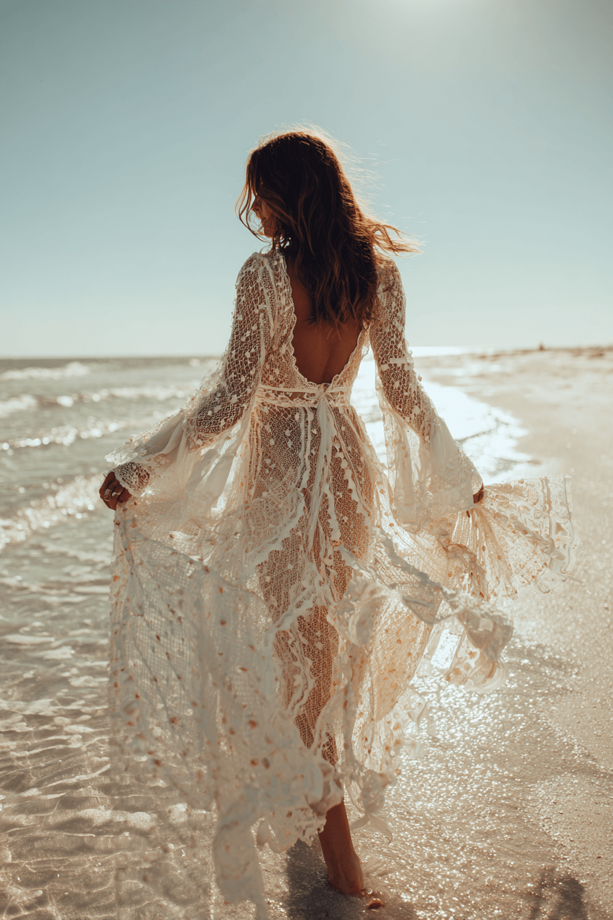 27 Best Beach Wedding Dresses for Brides Who Love the Ocean
