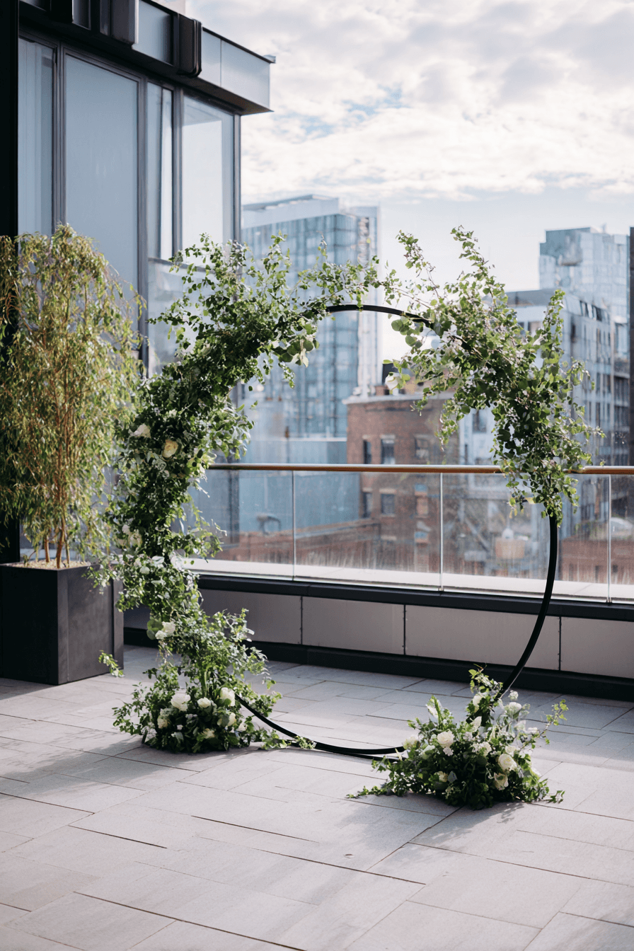 27 Elegant Circle Wedding Arch Designs Couples Love